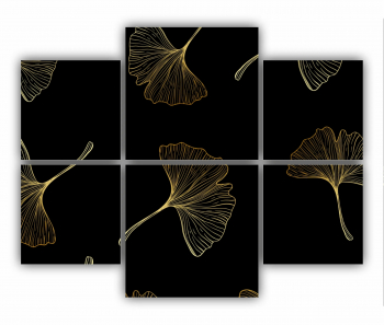 Set 6 Tablouri Multicanvas Petala de floare 0284 100X80 cm 