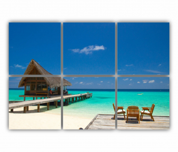 Set 6 Tablouri Multicanvas Relaxare Spa 0866 120X80 cm 