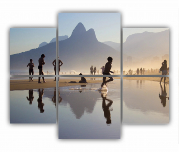 Set 6 Tablouri Multicanvas Rio de Janeiro 0137 100X80 cm 