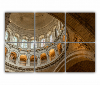 Set 6 Tablouri Multicanvas Sacre-Coeur Paris 0481 120X80 cm 