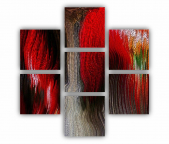 Set 7 Tablouri Multicanvas Digital Art 0317 180X180 cm 