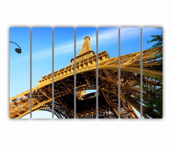 Set 7 Tablouri Multicanvas Eiffel Tower 0480 210X120 cm 