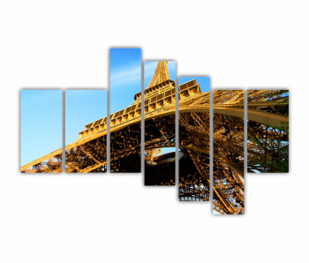 Set 7 Tablouri Multicanvas Eiffel Tower 0480 240X160 cm 