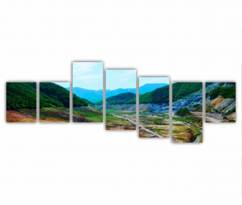 Set 7 Tablouri Multicanvas Natura 0007 210X80 cm 