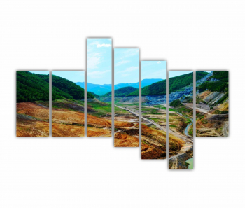 Set 7 Tablouri Multicanvas Natura 0007 240X160 cm