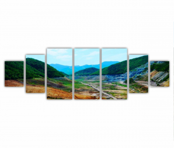 Set 7 Tablouri Multicanvas Natura 0007 240X80 cm