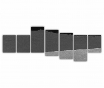 Set 7 Tablouri Multicanvas Negru Art 0531 210X80 cm 