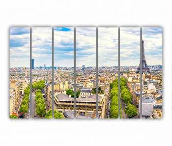 Set 7 Tablouri Multicanvas Paris 0479 210X120 cm 