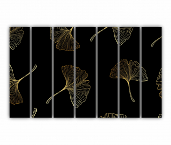 Set 7 Tablouri Multicanvas Petala de floare 0284 210X120 cm 