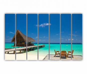 Set 7 Tablouri Multicanvas Relaxare Spa 0866 210X120 cm 