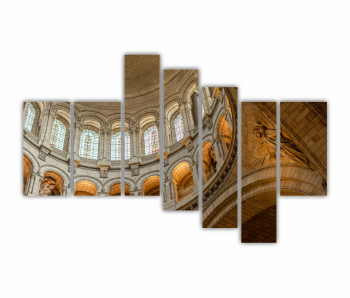 Set 7 Tablouri Multicanvas Sacre-Coeur Paris 0481 240X160 cm 