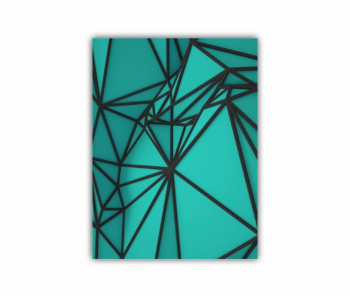 Tablou Canvas 1 piesa Abstract shapes 0528 90X120 cm 