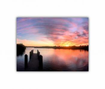 Tablou Canvas 1 piesa Apus de soare 0110 80X60 cm 