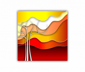 Tablou Canvas 1 piesa Copacul vietii 0221 120X120 cm 
