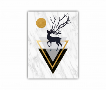 Tablou Canvas 1 piesa Geometric colorat - Arta moderna si digitala 1 0764 60X80 cm 