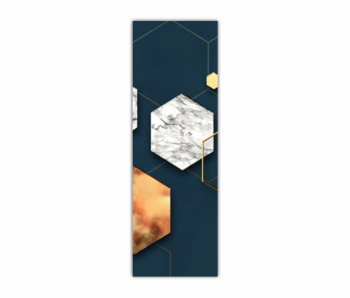 Tablou Canvas 1 piesa Geometric colorat - Arta moderna si digitala 2 0765 40X120 cm 