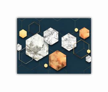 Tablou Canvas 1 piesa Geometric colorat - Arta moderna si digitala 2 0765 40X30 cm 