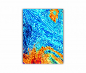 Tablou Canvas 1 piesa textura de forma psihedelic fractal abstract - ROBERTO SORIN 0036 60X80 cm 