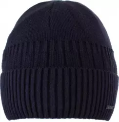 Caciula barbat din tricot captusita CB-720-23 Bleumarin 