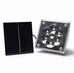 Bec Led Cu Panou Solar Control Prin Telecomanda 600mah 100 Lumeni Lumina Rece Alb 