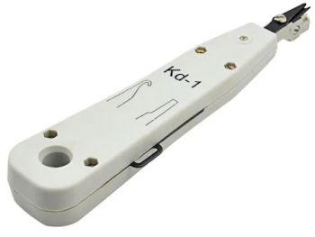 Cleste sertizat cu gheara de extractie pentru patch panel and keyston alb 