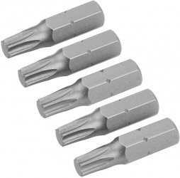 Set de varfuri de surubelnita din 5 bucati S2 25 mm T30 