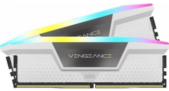 Memorii Corsair Vengeance RGB 32GB DDR5 5200MHz CL40 2x16GB 1.25V Alb 