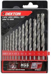 Set 13 burghie metal HSS Dekton DT80221 