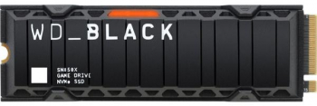 SSD Western Digital Black SN850X Heatsink 1TB PCI Express 4.0 x4 M.2 2280 WDS100T2XHE 