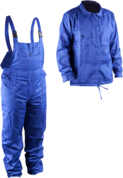 Costum Albastru Haina si Pantalon cu Pieptar / M 48 