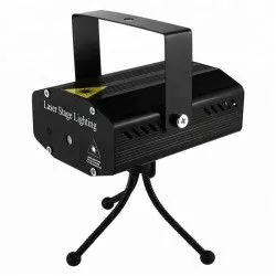 Proiector laser 6 figurine proiectie rosu si verde telecomanda senzor sunet 
