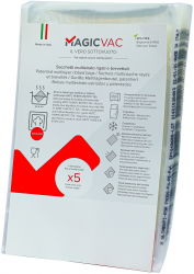 Set 50 pungi universale pentru vidat alimentate Magic Vac 30 x 40 cm structura gofrata rezistente la rupere si temperaturi inalte