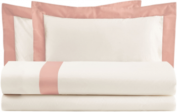 Set lenjerie de pat matrimonial Biancoperla Smeraldo Margot 4 piese husa pilota 200x220 cm cearsaf 180x200/30 cm huse perne 50x70 cm 