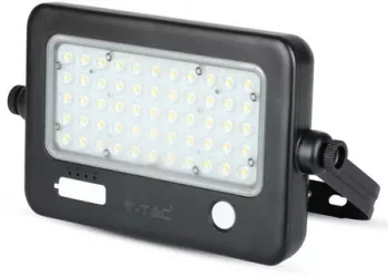 Reflector Led 10w Alb Neutru Incarcare Solara IP65 
