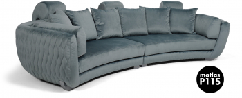 Canapea Matlasata P115 Havana 3 locuri stofa Easy Water Clean 