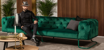New Chester Canapea 260 stofa Elegance 