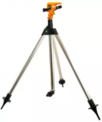 Aspersor pulsatoriu plastic cu  trepied telescopic 550-930 mm 