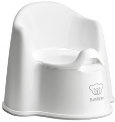 BabyBjorn - Olita cu protectie spate Potty Chair White 