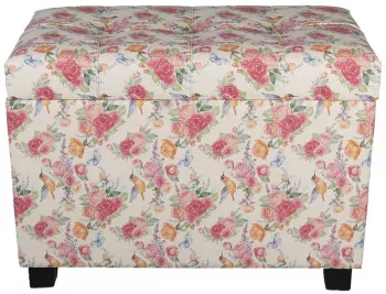 Bancuta cu spatiu depozitare picioare lemn negru si tapiterie textil 60 cm x 36 cm x 43 h 