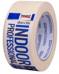 Banda acoperire 48 mm x 50 m Indoor Profesional solvent alba Beorol 