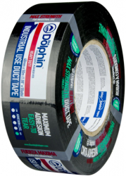 Banda  industriala pentru reparatii   neagra 48 mm x 50 m  