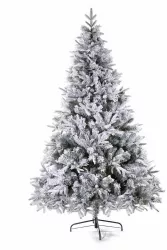 Brad artificial verde cu zapada artificiala Canada Ø 137 cm x 210 h 