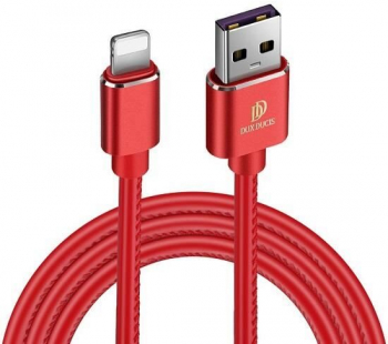 Cablu Apple iPhone Lightning 5V-2A - Dux Ducis K-Max 1M Rosu 