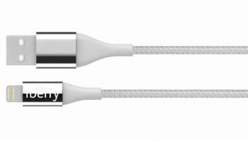 Cablu Iberry MiColor 8 Pini Argintiu Pentru Ipod Ipad Iphone 5 5S 6 6S 6 Plus 7 7 Plus 8 8 Plus 