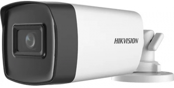 Camera AnalogHD 2MP lentila 2.8mm IR 40m AUDIO integrat - Hikvision DS-2CE17D0T-IT3FS-2.8mm 