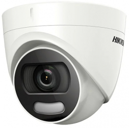 ColorVU - Camera AnalogHD 5MP lentila 2.8mm lumina alba 20 m - Hikvision DS-2CE72HFT-F28 