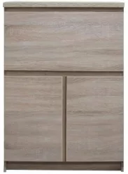 Comoda 2 usi 1 sertar din pal maro stejar sonoma Panama 83x41x125 cm 