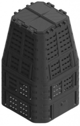 Compostor de gradina 880 L negru 