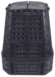 Compostor de gradina 740 L negru