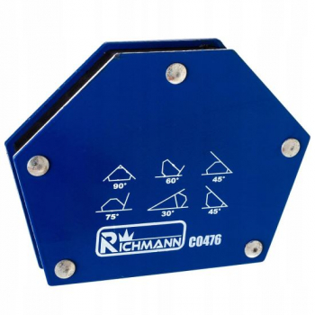 Echer magnetic pentru sudura 6 unghiuri 12.5 kg RICHMANN 